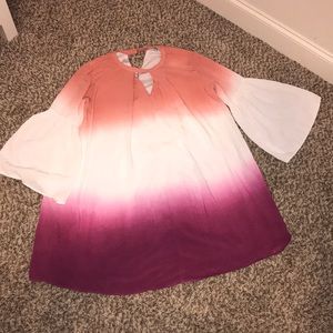 Pink ombré dress